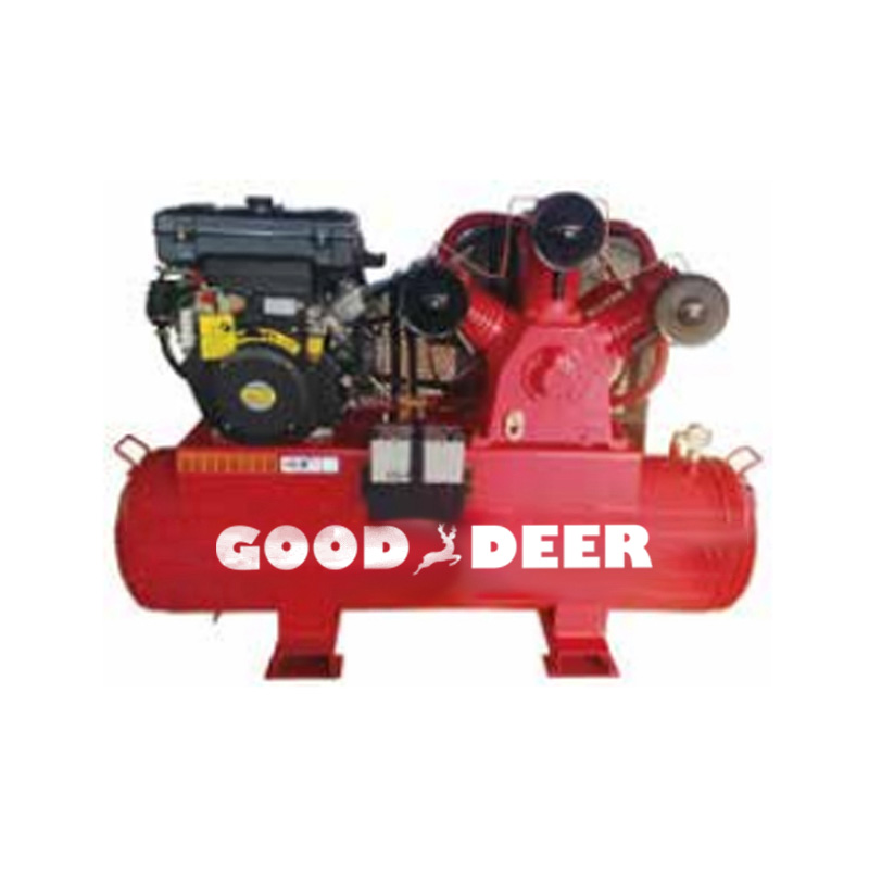 Diesel mobiele mijnbouwzuigerluchtcompressor Diesel mobiele mijnbouwzuigerluchtcompressor