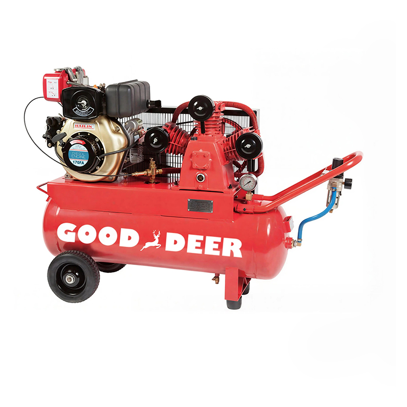 Zware diesel luchtcompressor met beweegbare zuiger